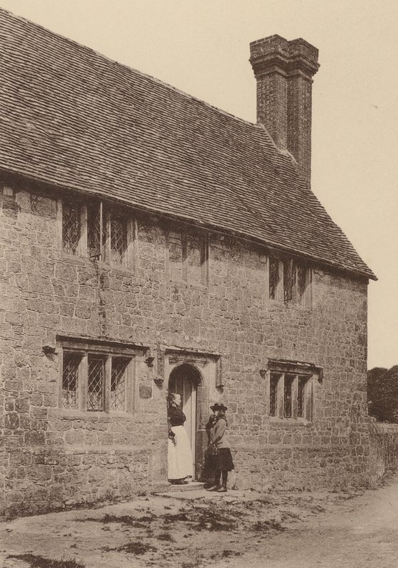 Bean Lodge, New Grove Lane, cerca de Petworth, Sussex (foto en blanco y negro) de William Galsworthy Davie