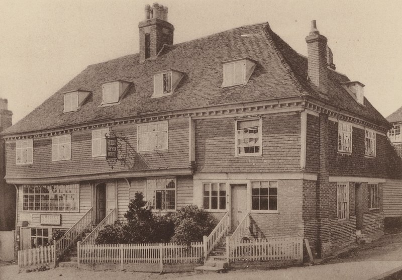 Church House, Goudhurst, Kent (foto en blanco y negro) de William Galsworthy Davie