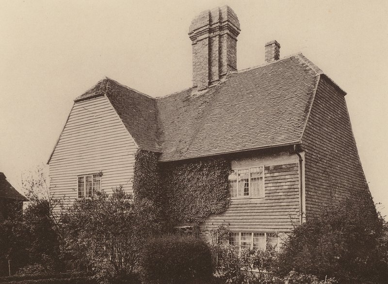 Collins Farm, Sissinghurst, Kent (foto en blanco y negro) de William Galsworthy Davie