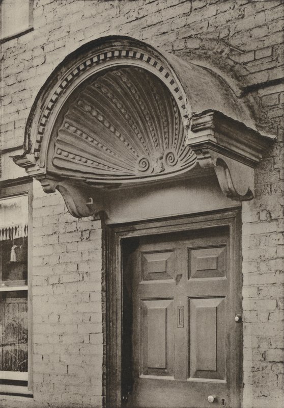 Puerta, Ledbury, Herefordshire (foto en b/n) de William Galsworthy Davie