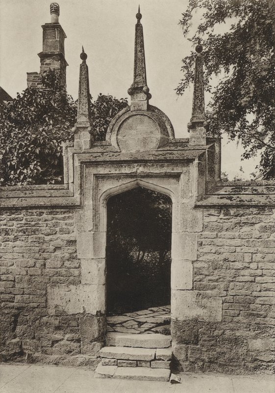 Puerta, Paynis Almshouses, Oundle de William Galsworthy Davie