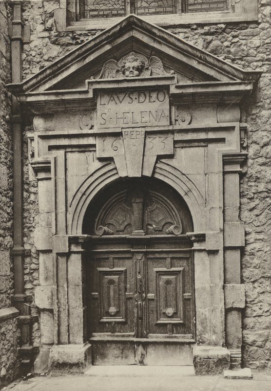 Puerta, Iglesia de Santa Elena, Londres de William Galsworthy Davie