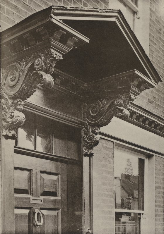 Puerta, Uxbridge, Middlesex (foto en blanco y negro) de William Galsworthy Davie