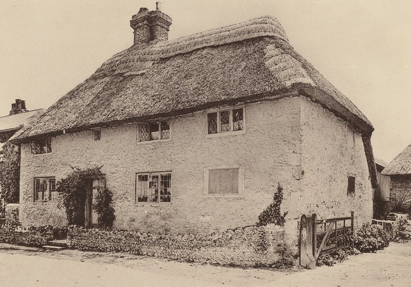Farm House, Amberley, West Sussex (fotografía en blanco y negro) de William Galsworthy Davie