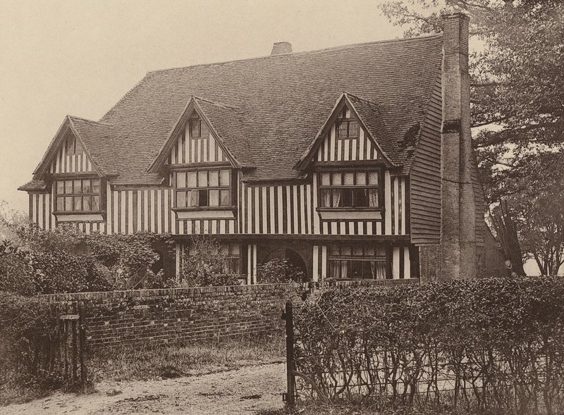 Hawkhurst Place, Highgate, Kent (foto en blanco y negro) de William Galsworthy Davie