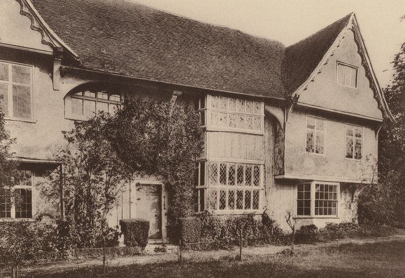 Casa en Willesley Green, cerca de Cranbrook, Kent (foto en blanco y negro) de William Galsworthy Davie