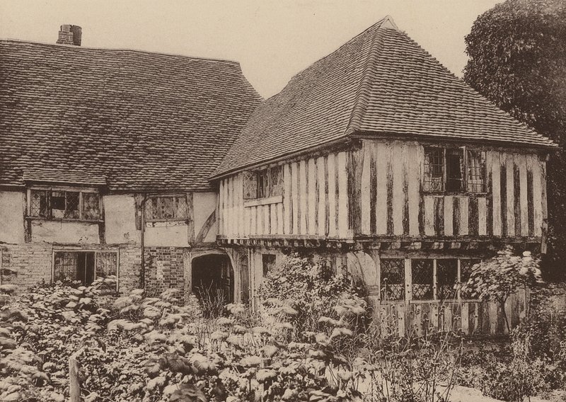 Swaylands, cerca de Penshurst, Kent (foto en blanco y negro) de William Galsworthy Davie