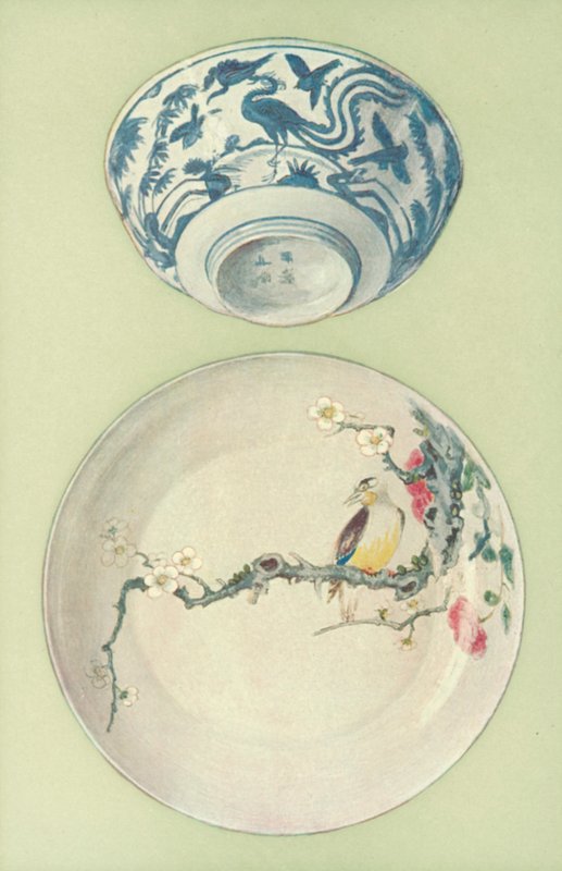 Cuenco, Período de Chia Ching, y Plato, Período de Young Cheng, China de William Gibb