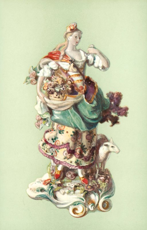 Figura de una Pastora, Chelsea de William Gibb