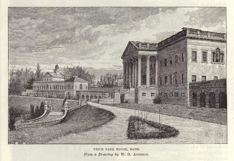 Casa Pior Park en Bath de William Grylls Addison