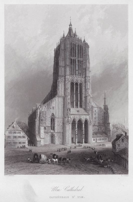 Catedral de Ulm de William H. Bartlett