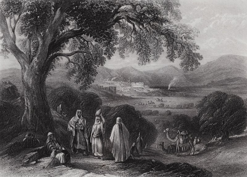 Valle de Nazaret de William H. Bartlett