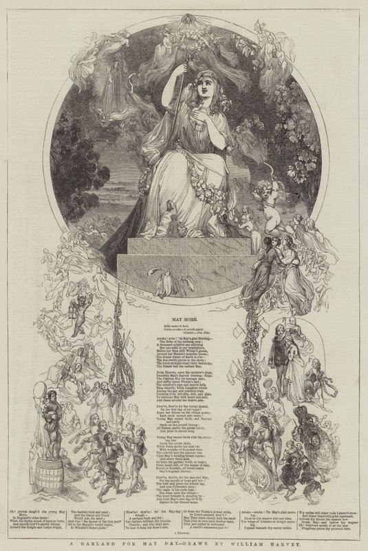 Una Guirnalda para el Día de Mayo de William Harvey