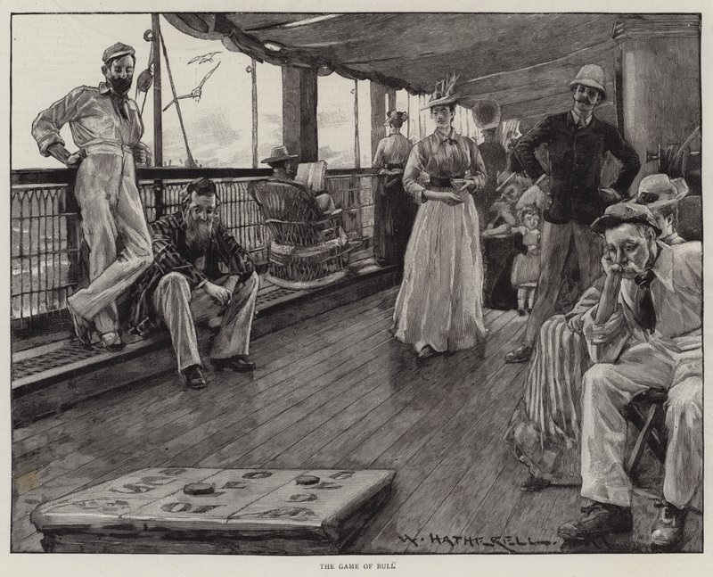Vida en el mar en un transatlántico australiano de William Hatherell