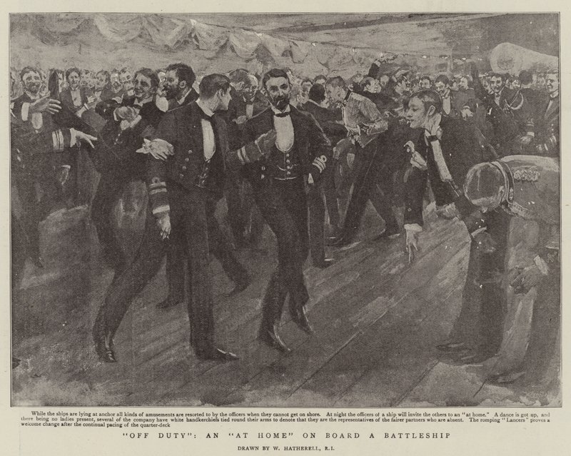 Fuera de Servicio, en Casa a Bordo de un Acorazado de William Hatherell