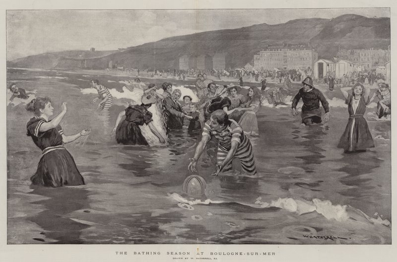 La temporada de baños en Boulogne-sur-Mer de William Hatherell