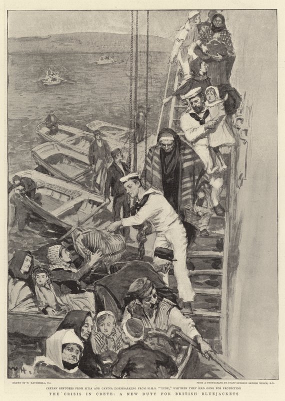 La Crisis en Creta, un nuevo deber para los Marineros Británicos de William Hatherell
