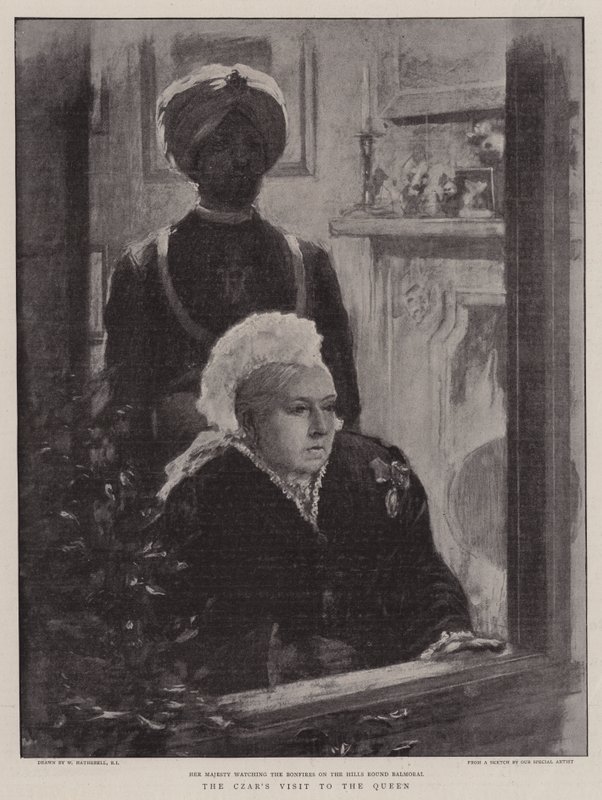 La visita del zar a la reina de William Hatherell