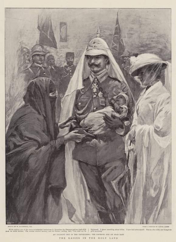 El Kaiser en Tierra Santa de William Hatherell