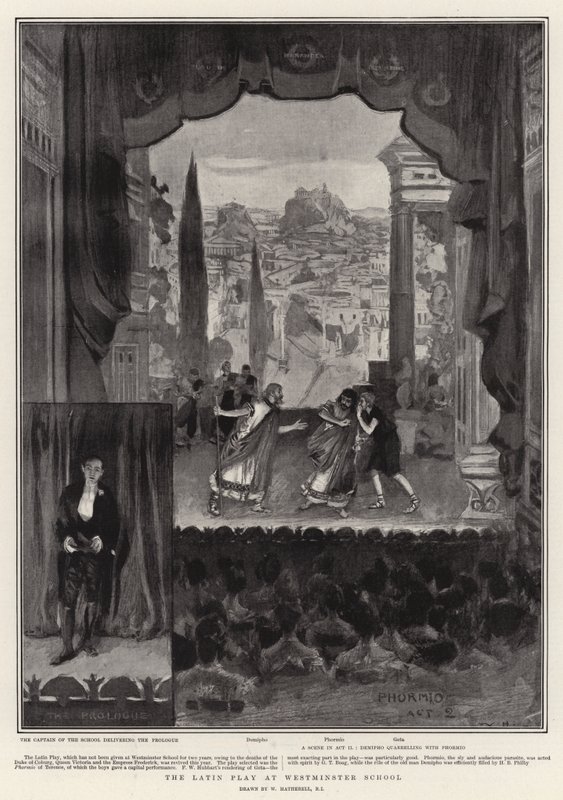 La obra latina en la Escuela de Westminster de William Hatherell