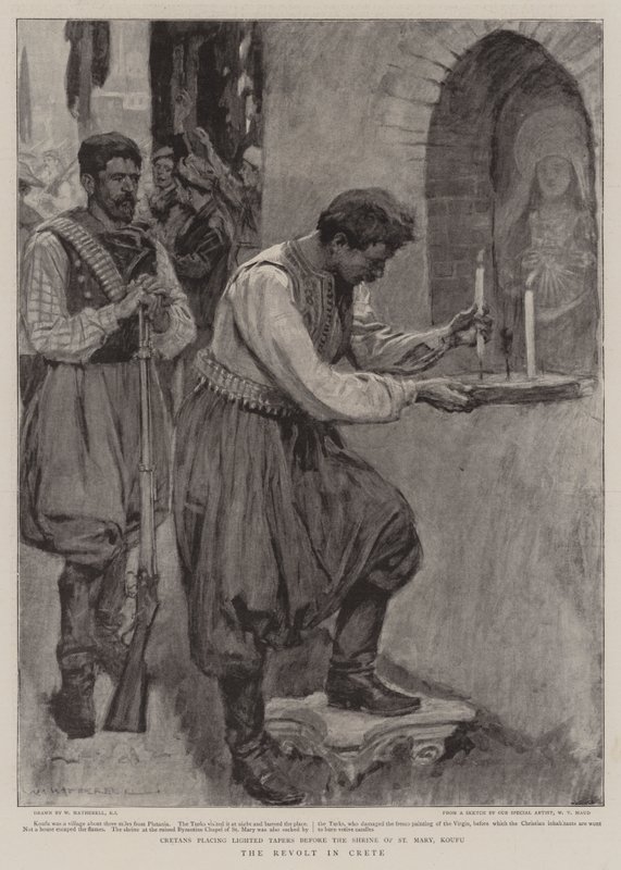 La revuelta en Creta de William Hatherell