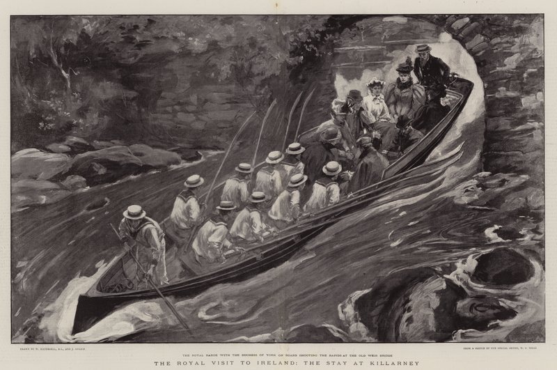 La visita real a Irlanda, la estancia en Killarney de William Hatherell