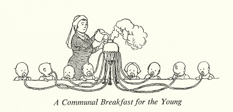 Un Desayuno Comunal para los Jóvenes de William Heath Robinson
