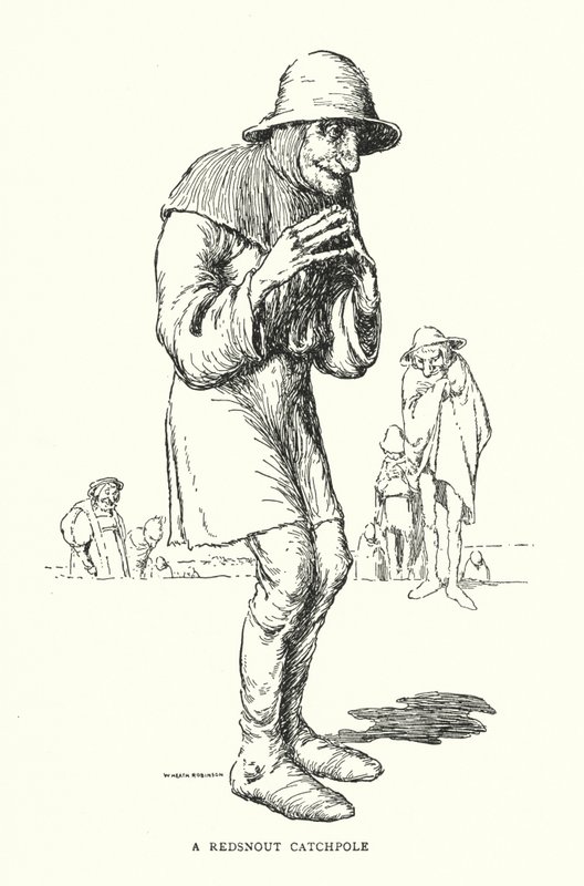Un Cobrador de Nariz Roja de William Heath Robinson