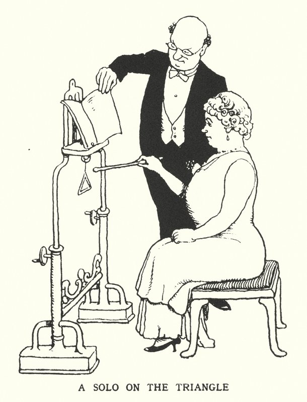 Un solo en el triángulo de William Heath Robinson
