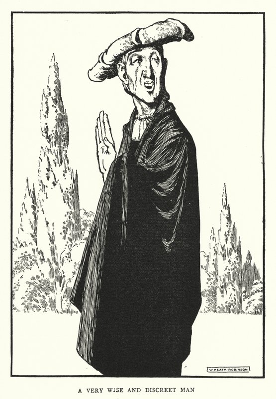 Un hombre muy sabio y discreto de William Heath Robinson