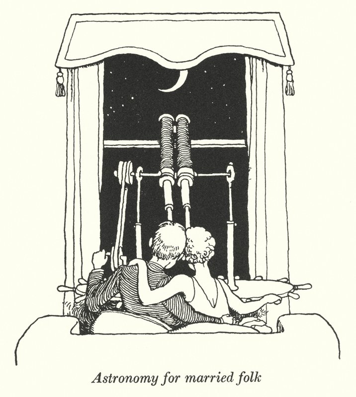 Astronomía para casados de William Heath Robinson