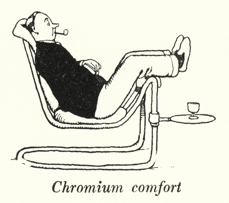Comodidad de cromo de William Heath Robinson