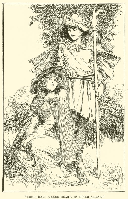 Vamos, ten buen ánimo, mi hermana Aliena de William Heath Robinson