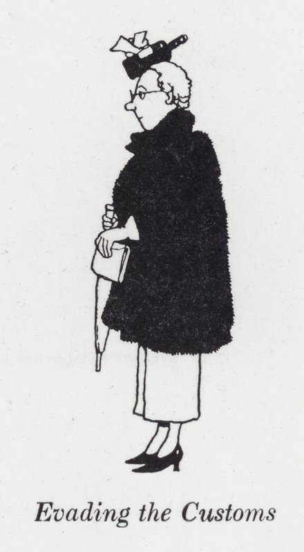 Evadir la aduana de William Heath Robinson
