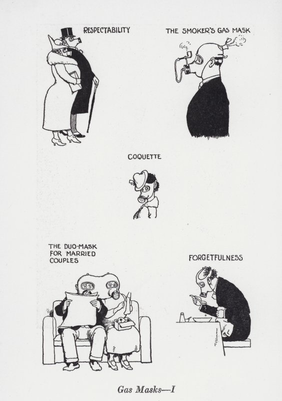 Máscaras de gas - I de William Heath Robinson