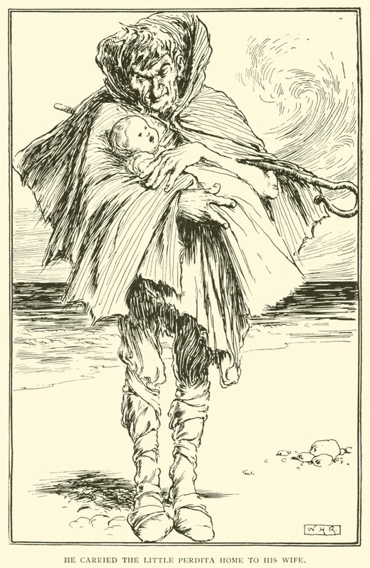 Llevó a la pequeña Perdita a casa con su esposa de William Heath Robinson