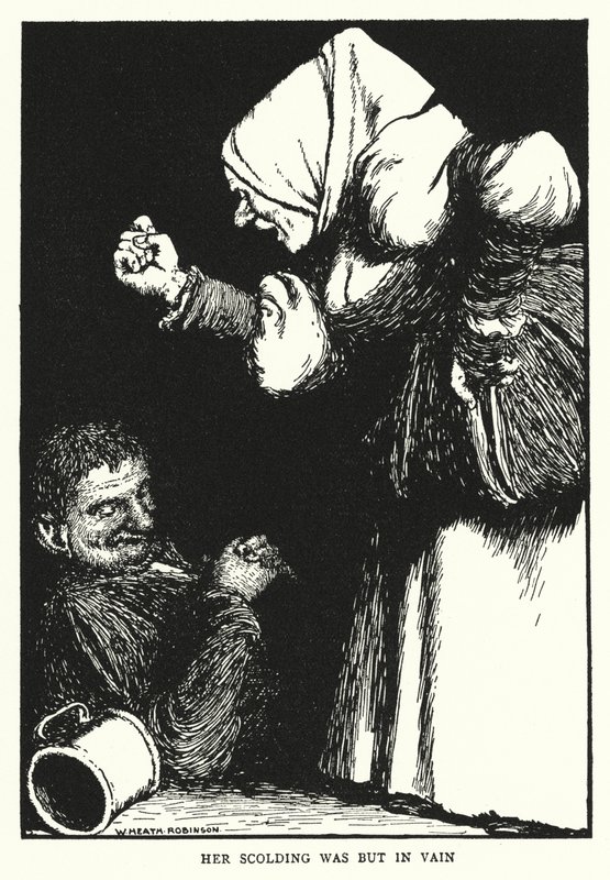 Sus regaños fueron en vano de William Heath Robinson