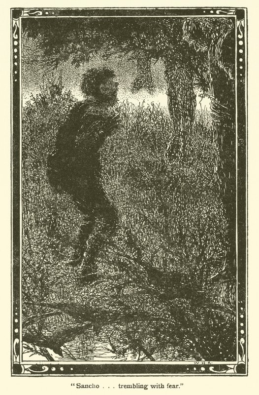 Ilustración para Don Quijote de William Heath Robinson