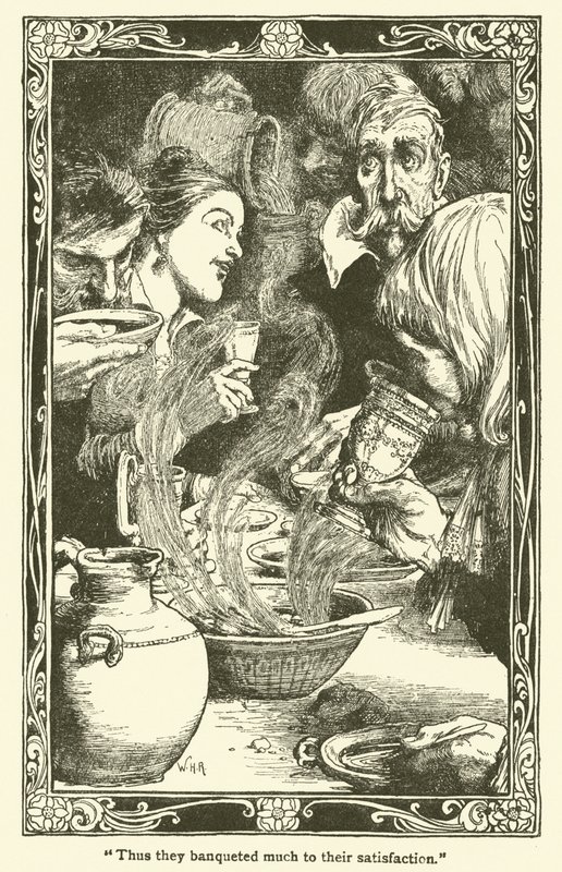 Ilustración para Don Quijote de William Heath Robinson