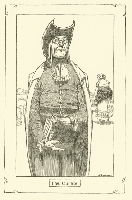 Ilustración para Don Quijote de William Heath Robinson