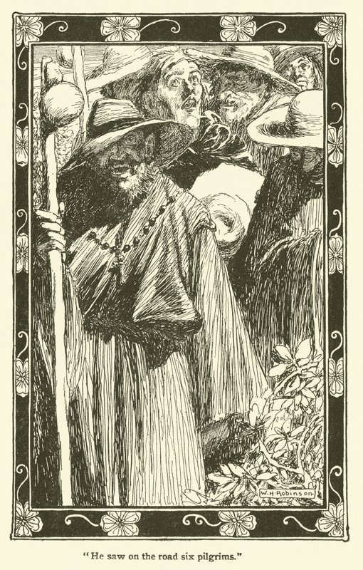 Ilustración de Don Quijote de William Heath Robinson