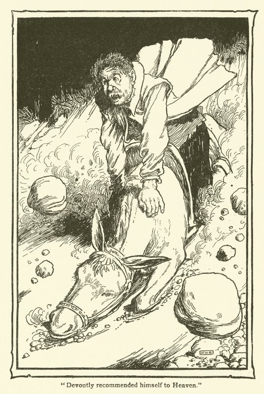 Ilustración de Don Quijote de William Heath Robinson