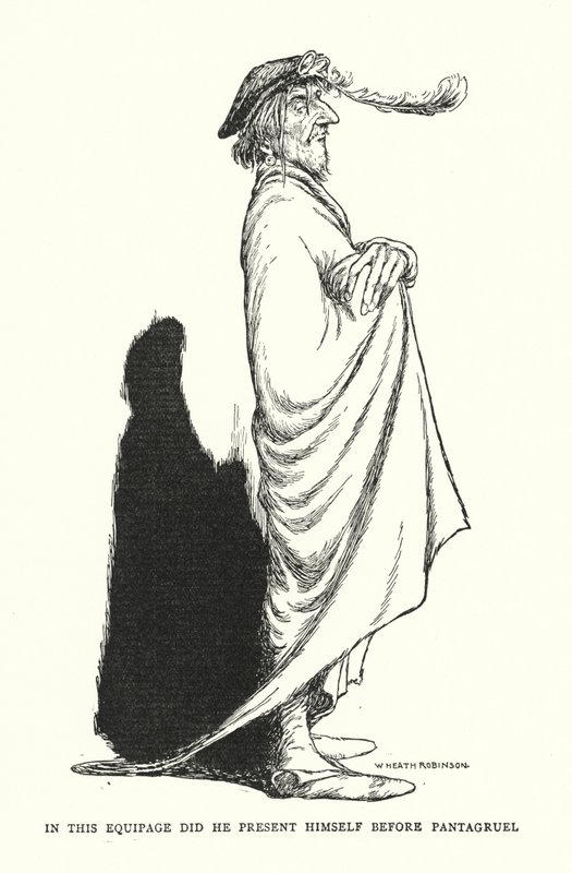 En este equipaje se presentó ante Pantagruel de William Heath Robinson