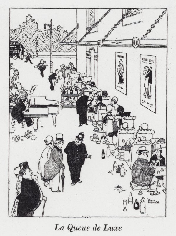 La Cola de Lujo de William Heath Robinson