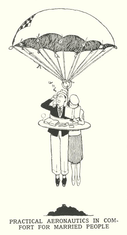 Aeronáutica práctica en comodidad para personas casadas de William Heath Robinson