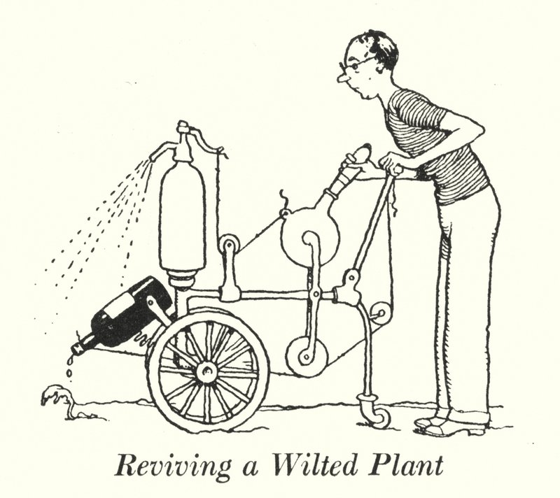 Revivir una Planta Marchita de William Heath Robinson