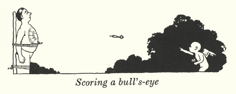 Haciendo un blanco perfecto de William Heath Robinson