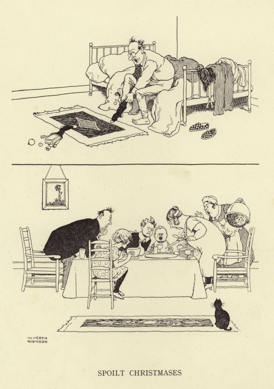 Navidades arruinadas de William Heath Robinson