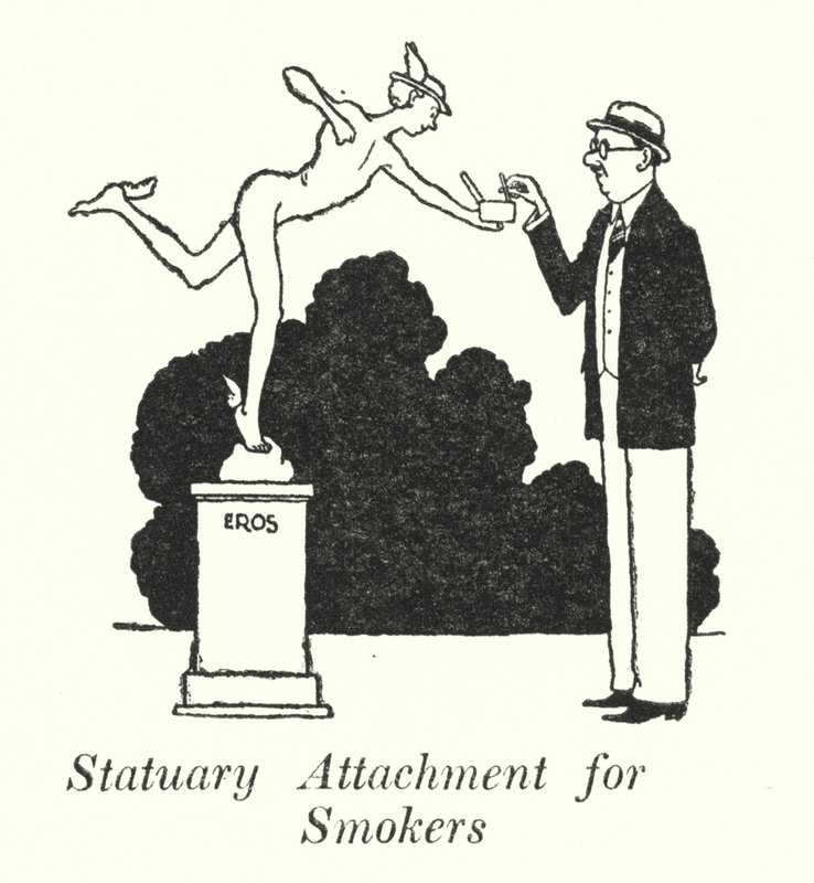Adjunto de Estatuaria para Fumadores de William Heath Robinson