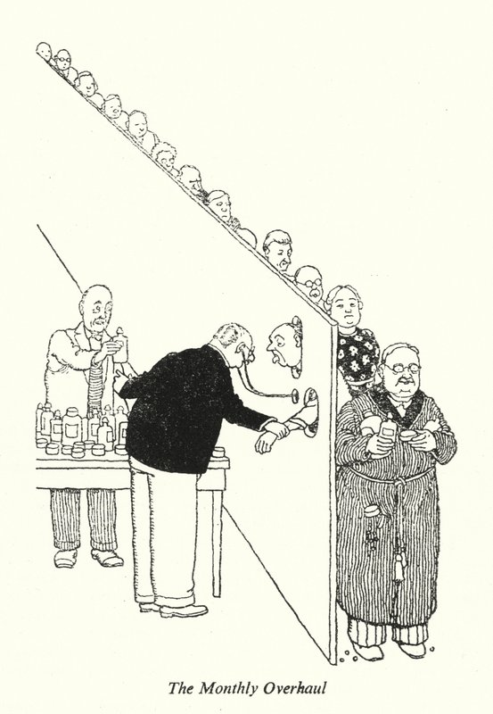 La revisión mensual de William Heath Robinson